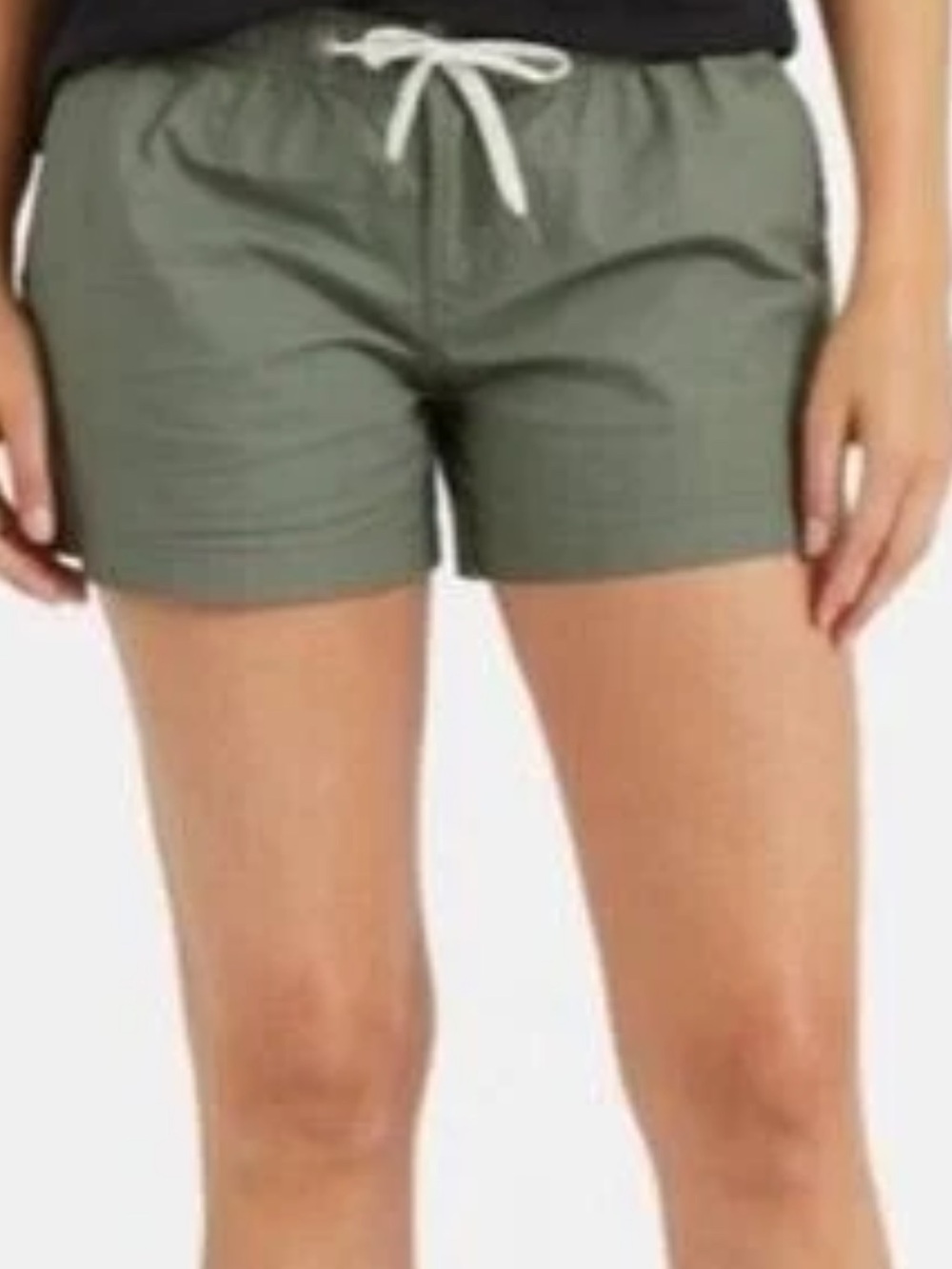 Vuori Ripstop Women’s Olive Drawstring Lounge Shorts sz small